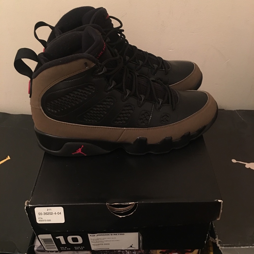 Jordan 9 Olive
